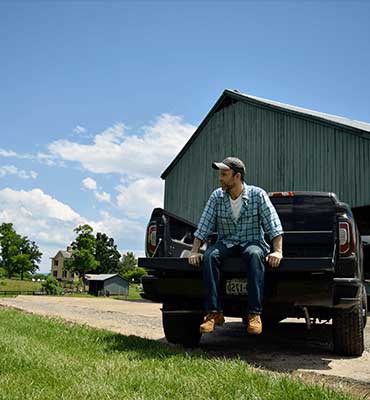 Justin on Truck