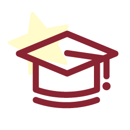 Graduation cap icon