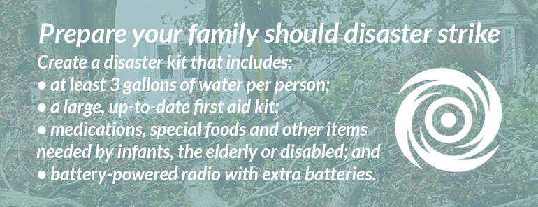 Create disaster kit graphic