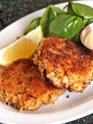 Crabcake entree