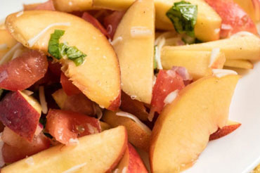 Peach and Tomato Salad