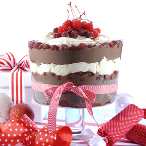 black forest mousse trifle