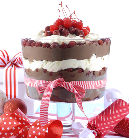 black forest mousse trifle