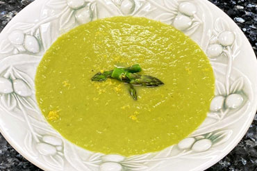 Chilled Lemony Asparagus Soup