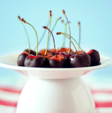 Chocolate-covered cherries