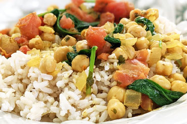 Chickpea and Spinach Curry