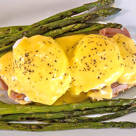 Southern-style Eggs Benedict