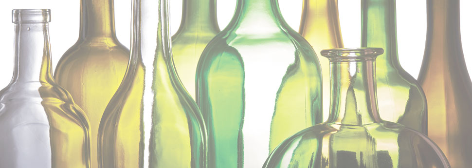 Glass bottles graphic