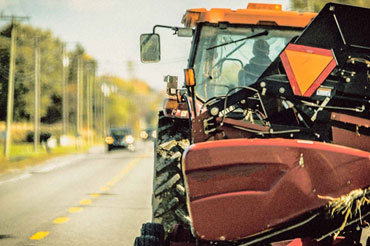 Tractor of the road