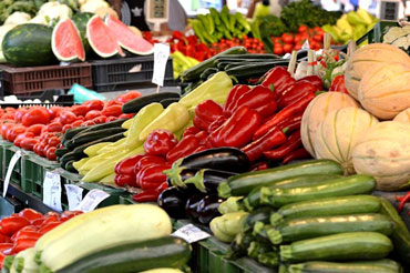 Vegetables at market