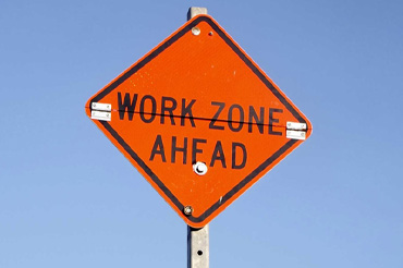 Work zone sign