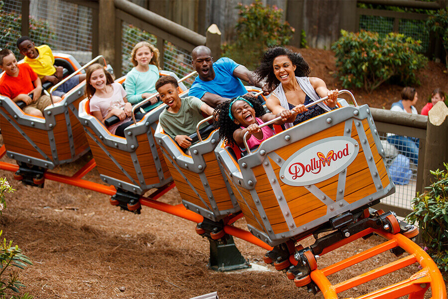 Rollercoaster at Dollywood