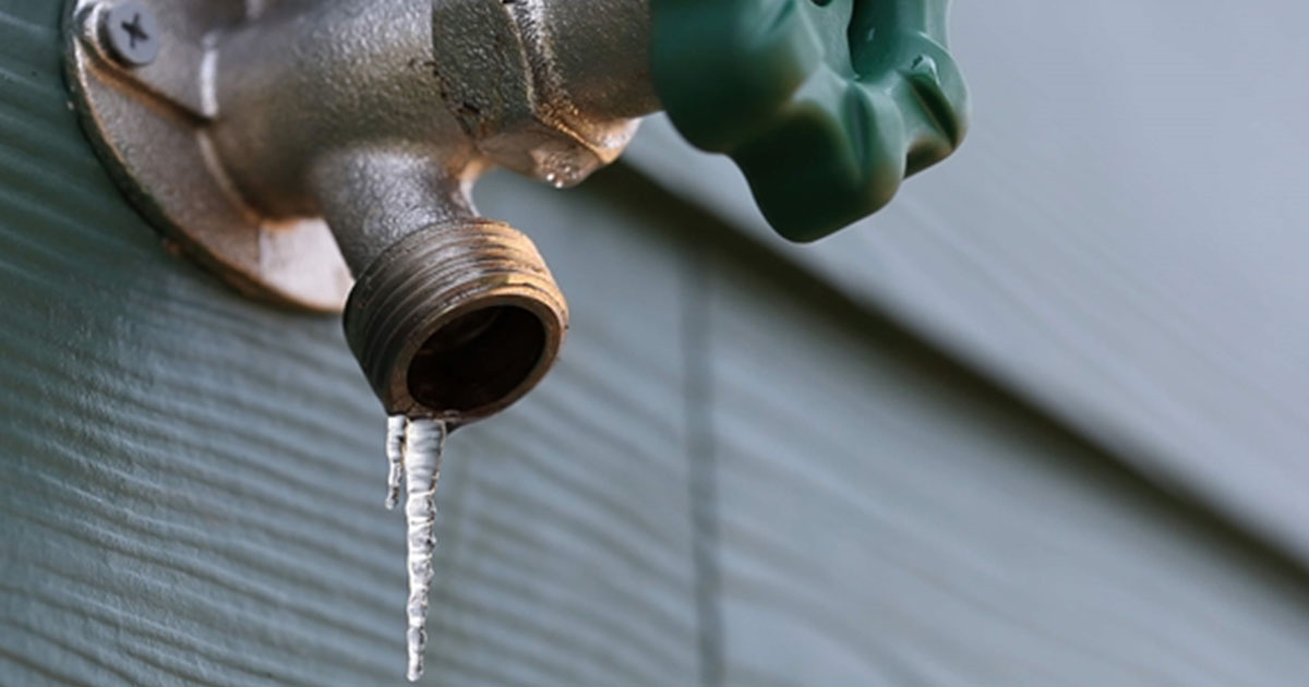 Frozen spigot